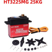 HTWARK High Speed Metal Gear 25kg Large Torque Digital Servo For Rc Car Crawler Scx10 Trx4 1:8/1:10 Rc Car Truck Robot Parts