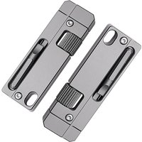 Titanium Alloy Multifunctional EDC Portable Repair Tool Gift for Men Durable Screw Wrench Keychain Hanging with Necklace