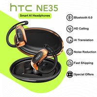 HTC NE35 Wireless Bluetooth Earphone AI Translation OWS Sport Headphone Comfortable Ultra-light Earhook Earbuds With Mic