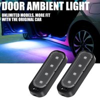 1/2PCS Car Door Lights 4LED Colorful Door Opening Atmosphere Warning Light Motion Sensor Welcome Signal Light Universal