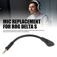 3.5mm Detachable Microphone Microphone Replacement for ROG Delta S Gaming Headset Noise Reduction 3.5mm Detachable Game Mic