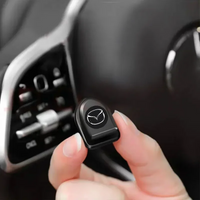 4pcs Portable Self-Stick Vehicle Hooks Premium Car Accessories for Mazda 2,3,5,6,BL,BM,GJ,CX-3,CX-7,CX-8,CX-9,CX-30,MX-5