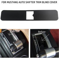 Auto Shifter Trim Blind Covers Center Console Decorative Board Plastic Black Covers For Ford For Mustang 2005-2009