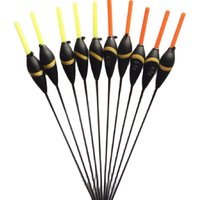 Agape 10pcst Long Pole Stick Fishing Floats Bobbers Fluctuator 0.5g/1.0g/2.0gBuoys Balsa Wood Material Oem Factory Store 201137