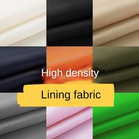 Thin Lining Fabric Dresses By Meter for Bags Coats Clothes Sewing High Density Plain Breathable Textile Blue Smooth Anti-wrinkle