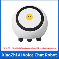 XiaoZhi DeepSeek AI Voice Chat Robot ESP32-S3 1.28inch LCD Development Board SD Card Playback Clock Touch Battery Optional