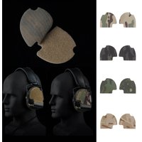 Hunting Headset Stickers | Multi-Terrain Pattern Hook & Loop Adhesive | For Range Training Accessories