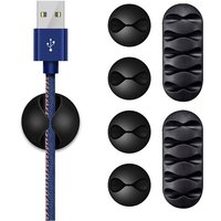 1/3PCS Silicone USB Cable Organizer USB Charging Cable Winder Desk Management Clips Cable Holder For Mouse Earphone Accessories