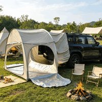 Car Tailgate Tent with Extended Living Area, Windproof & UV-Resistant Camping Tent for SUVs, Perfect for Road Trips Camping