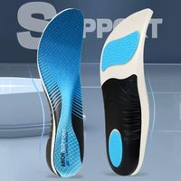 Unisex Arch Support Insoles Breathable Cushioned Inserts Flatfoot Correction Insoles for Plantar Fasciitis & Daily Wear 1/2 Pair