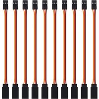 10pcs 3-Pin 30cm Servo Extension Cable Cord Female to Male Lead Wire Connector JR for RC Car Airplanes Remote Control