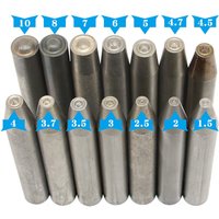 Rivet Curling Punch Flanging Mold Semi-Tubular Rivet Opening Abrasive Tool Fixed Mold 1.5234567810 Punching Pin