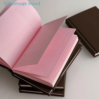 Strawberry Chocolate Pink Notebook Cute A6 Planner Kawaii Journal For Note Travel Diary Gift For Girls【AliS8】
