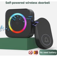 Wireless Kinetic Self-powered Doorbell Outdoor Waterproof Ding Dong Door Chime Home Bell Campainha Deurbel Timbre Campana Puerta