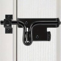 Heavy Duty Metal Gate Latch with Dual Directional Locking Security Barrel Bolt Latch for Outdoor Rust Resistant Slide Bolt Lock