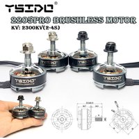 YSIDO 2205PRO 2205 2300KV CW CCW Brushless Motor for FPV RC QAV250 X210 Racing Drone Multicopter