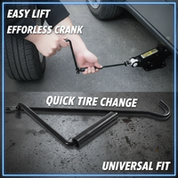 2T Labor-Saving Hand Cranked Car Jack Small Scissor Jack for Private Cars Tire Changing Wholesale Mounted Car Jack
