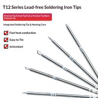 【xxx】T12 I ILS J02 JL02 K KU Soldering Iron Tips For Hakko Fx951 DIY T12 Electric Soldering Iron Soldering Station Welding Tools