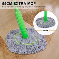2 In 1 Dehydrated Mop Floor Washing Mop Squeeze Household Cleaning Floor Wash Wet Mop For Floor Cleaning Fiber Absorbent Mop