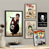 Bettty Cute B-Boops Poster Wall Art Painting Study Nordic Home Decor