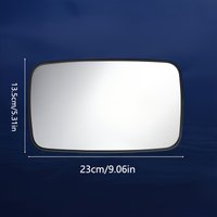 1pc Caravan Motorhome Rearview Mirror Tractor Trailer Wide Angle Broad Vision Square Rearview Mirror Campervan RV Accessory