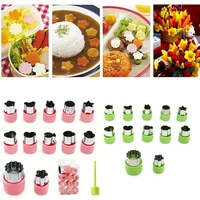 Stainless Steel Cookie Cutter and Butterfly Pasta Mold Set Baby Food Fruit Vegetable Cutters Kitchen Baking Tools for Fun Meals