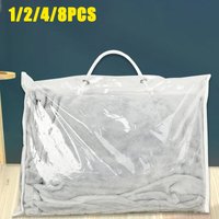 Quilt Pillow Storage Bags Moving Bedding Packing Bags Transparent PVC Storage Bags Blanket Packing Bags Pillowcase Bags
