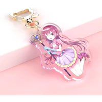 Custom Design Transparent Keychain Accessories, Double-Sided Printable Plastic Acrylic Promotional Cartoon Gifts, Printed Anime Epoxy Acrylic, High Appeal, Factory Cheap Price