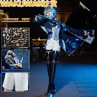 【First Batch in Jul.】【Upgrade Ver】Lohen Cosplay Costume Game Genshin Impact【S-3XL】WakuWaku-R Lohen Knights of Favonius Plus Size