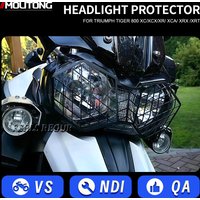 Compatible with Triumph 800 1200 XC Explorer 1200XC accessories: Headlight grille mesh cover, headlight protector