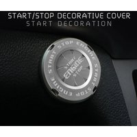 Motorcycle Start Ring Cover Car Onekey Start Stop Button Cover Car DIY Decor Sticker Engine Ignition Start Switch Protector