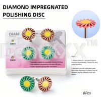 6Pcs Flexible Spiral Diamond Rubber Polishing Wheels Open Structure Large Contact Area Grinding and Polishing Tools