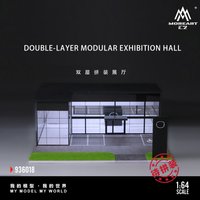 *Pre-order*More Art 1:64 Double Layer DIY Assembly Exhibition Hall Model 3D Stereo Simulation Diorama Display Scene Toy Gift