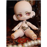 13cmBJD doll small pet toy DIY cute big head doll articulated movable baby doll mini makeup BJD doll girl gift decorative toys