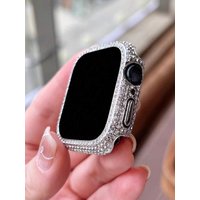 Bling protective shell case film For Apple Watch cover Series Ultra 11/10/9/8/7/6/5/4/3 38mm 40mm 41mm 42mm 44mm 45mm 46mm 49mm