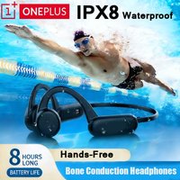 OnePlus IPX8 Waterproof Bone Conduction Headphones Wireless Bluetooth 5.4 Hands-free Headphones With Mic Swimming Sports Fitness