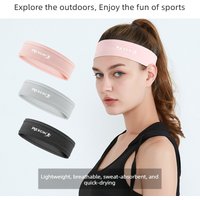 AliExpress NONE 1×Sports Elastic Headband With Sweat Absorption And Anti Slip Moisture Fitness Yoga Tennis Cycling Sweatband Men Women Hair Band