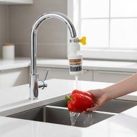 Home 360° Rotatable Faucet Water Filter Universal Interface Anti Splash Water Purifier For Kitchen Bathroom Faucet Mini Tap