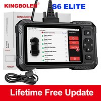 KINGBOLEN S6 Elite Kfz-Diagnosewerkzeuge, unterstützt CANFD-Protokolle, bidirektionales Scan-Tool, Vollsystem-Scanner mit 15 Reset-Diensten, Auto-VIN-Scan, lebenslange kostenlose Updates.