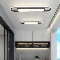 Plafonniers à bandes LED modernes et minimalistes pour usage intérieur dans les vestiaires, chambres, couloirs, balcons, corridors et plafonds