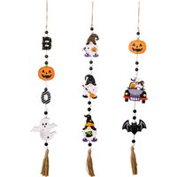 1Pc Halloween Listing Home Party Ghost Festival Decoration Bead String Witch Pumpkin Bat Hanger