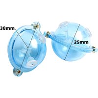 Fishing Float Transparent Bubble Bead Set 5pcs Hollow Design Surface Type For Outdoor Lake River Angling
