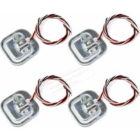 4PCS 50kg Human Scale Load Cell Weight Sensor + HX711 AD Module Measurement Tools Body Load Cell Weighing Pressure Sensor