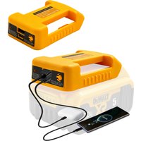 NEW USB Charger Adapter for Dewalt 18V 20V Lithitum Battery Portable Type-C Port Fast Charging Battery Storage Rack Holder Case