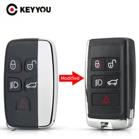 KEYYOU New Modified Version For Land Rover For Jaguar XE XFL XJ XJL XF C-X16 V12 Guitar F X Typ 5 Buttons Key Case Shell Fob