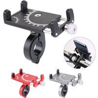 Bicycle Phone Holder Mount Universal Mobile Cell Metal Riding MTB Motorcycle Stand Bracket Bike Moto Handlebar Antislip Clip
