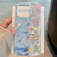 Summer Sea Fish Shell Starfish Phone Case For Samsung Galaxy S26 S25 S24 S23 S22 Ultra S21 Plus A56 A55 A16 A54 A53 A36 Cover