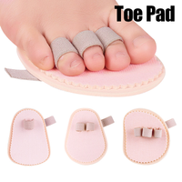 1 Pair Toe Splitting Forefoot Pad Toe Rotation Overlapping Hammer Toe Breathable Absorbing Abrasion Resistant Front Foot Pad