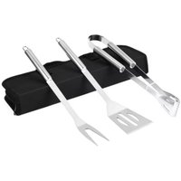 BBQ Tools Set Barbecue Utensil Accessories Stainless Steel BBQ Grill Tool Set Outdoor Camping Cooking Accessories Kit With Bag