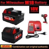 For Milwaukee M18 Battery 6.0Ah Compatible with 18650 lithium battery 18V, all models are stable, explosion-proof, and durable